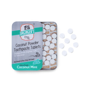 Coconut Mint Flavored Toothpaste Tablets