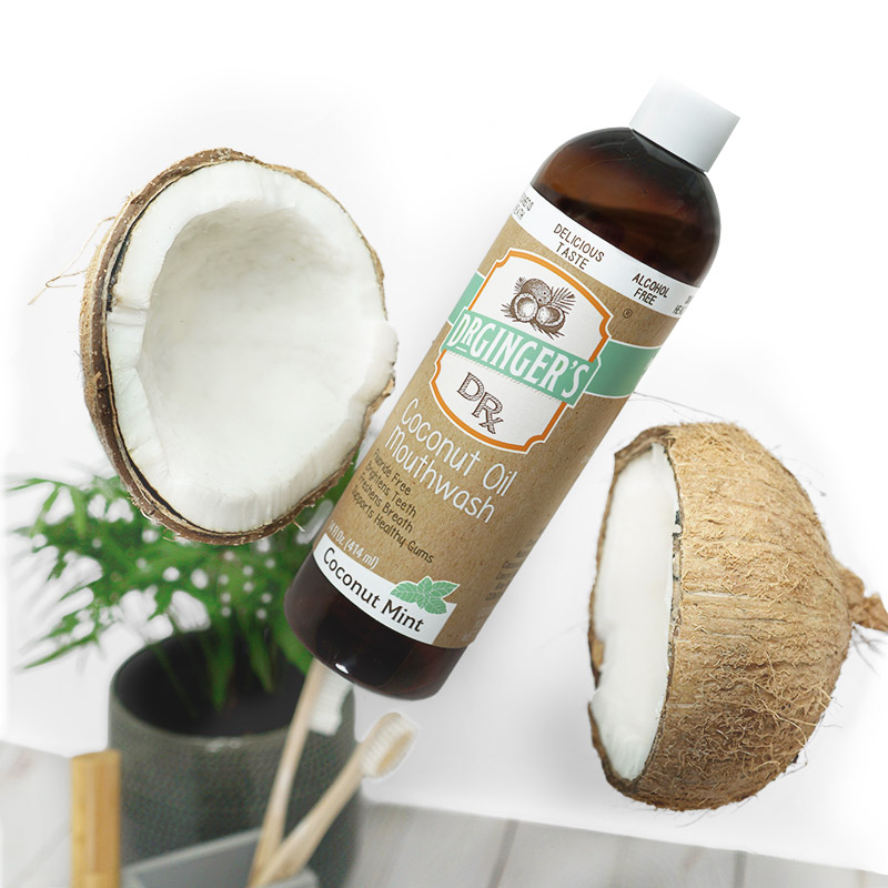 Dr. Ginger’s Coconut Oil Mouthwash