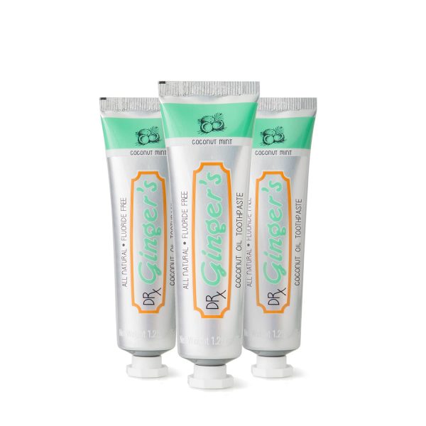 Coconut Oil Toothpaste - Travel Size (3 Pack)